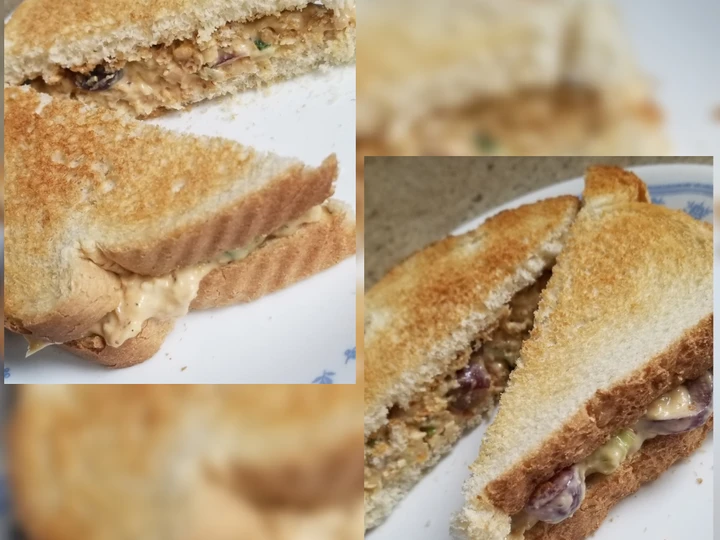 Recipe Vegan Spicy Chickpea &amp;#34;Tuna Salad&amp;#34; Sandwiches which So Delicious