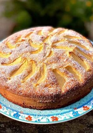 Una foto de Tarta de manzanas y queso mascarpone