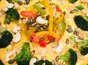 Une photo de omelette creme