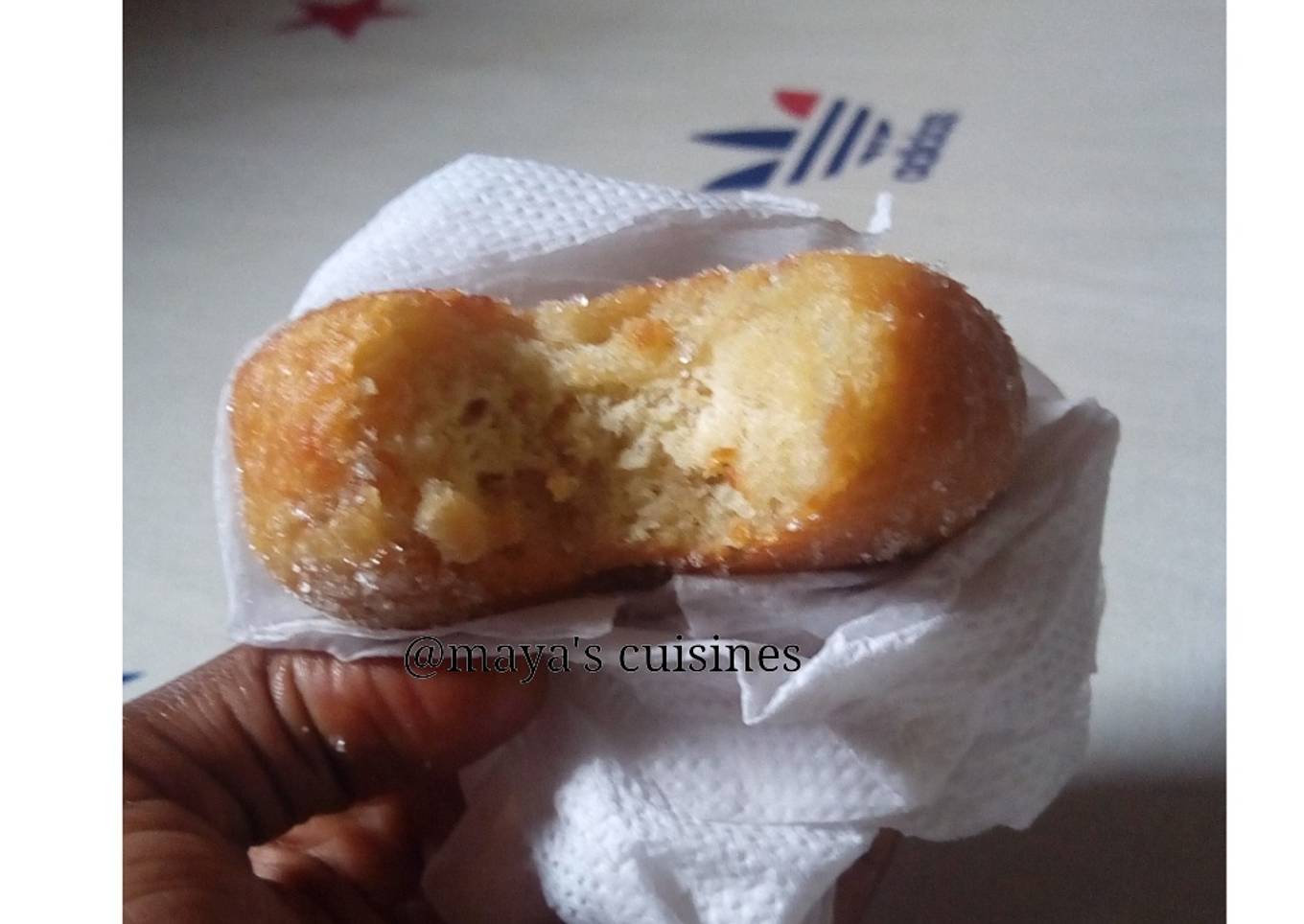 Sugar coated doughnut