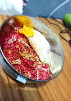 Foto resep Nasi goreng buah naga