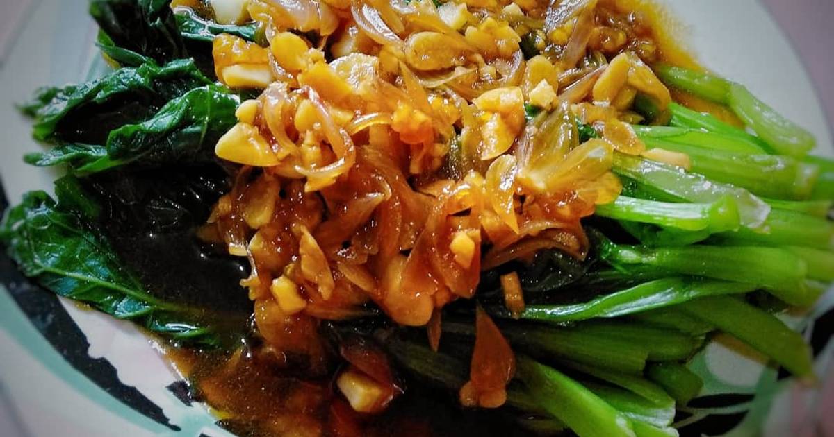 Resep Sawi Hijau Saus Tiram Oleh Dini Adinda Syaufi Cookpad