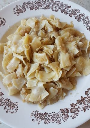 Káposztás tészta recept fotója