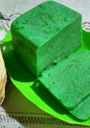 Foto resep Puding Barongko Pandan