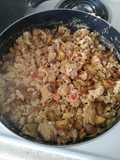 Papas con huevo n veggies