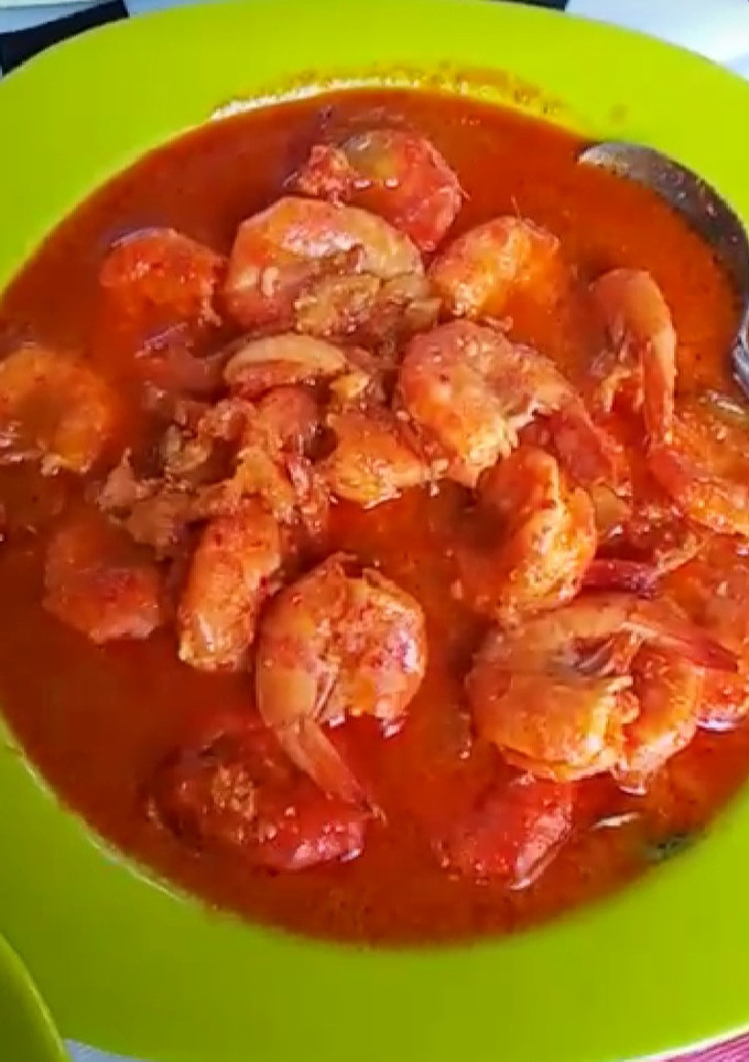 Foto resep Udang saos padang pedas ala2Madini