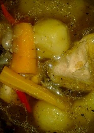 A picture of Chicken Clear Soup.