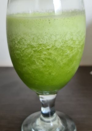 Foto resep Jus Pokcoy, nanas, timun dan mint