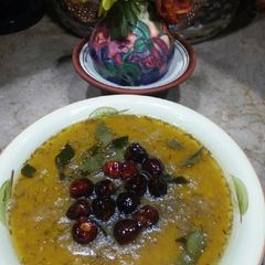 A picture of Moong ki khati  tarkay wali daal.