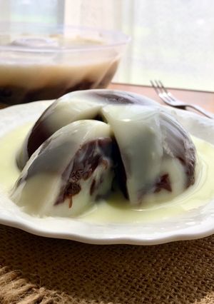 Foto resep Puding lapis coklat