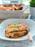 Beef Lasagna Bolognese with Bechamel Sauce