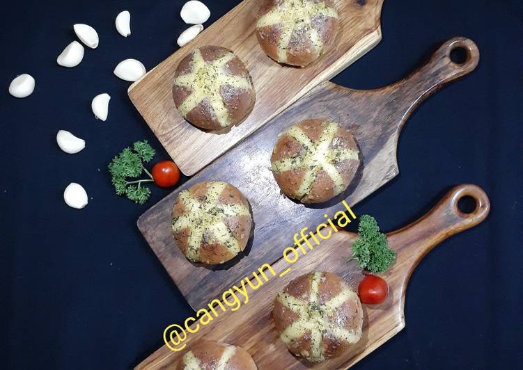 Cara Mudah Membuat Korean Garlic Bread without Cream Cheese by Cangyun_official, Menggugah Selera
