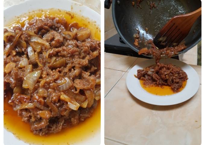 Resep Beef teriyaki ala yoshinoya oleh Dapurkakbelz - Cookpad