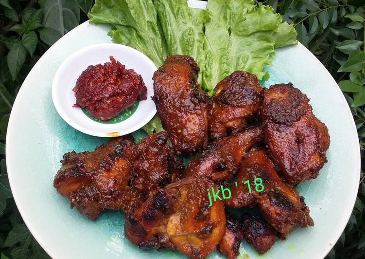 Ayam bacem bakar ala bunda jkb #bikinramadhanberkesan