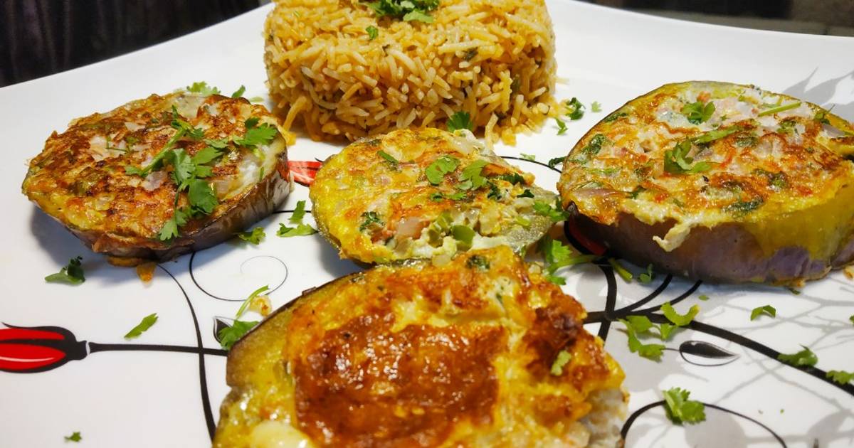 Eggplant Omelette Recipe by Kuldeep Kaur Cookpad