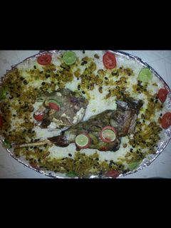 صورة لوصفة طريقة عمل كبسة بفخد الخروف