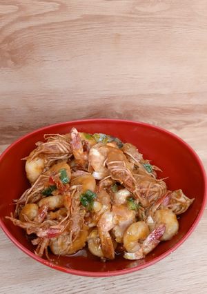 Foto resep Tumis Udang Simpel