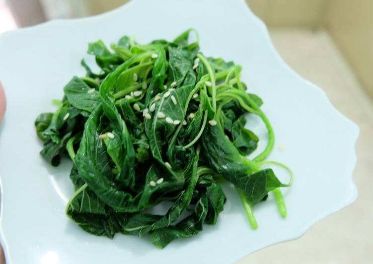 Resep Spinach Side Dish / Sigeumchi Namul, Menggugah Selera
