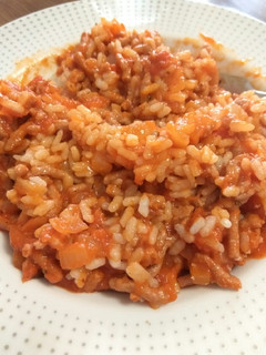 Una foto de Arroz a la boloñesa