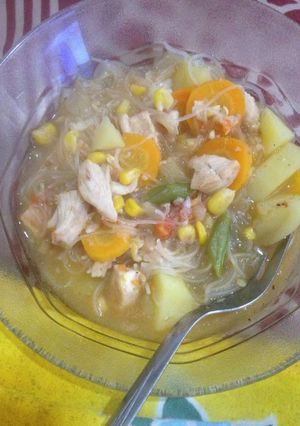 Foto resep Sop bihun campur