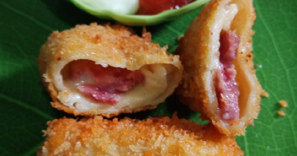 Resep Risoles Mayo With Smoked Beef N Cheese Oleh Pipiet Cookpad