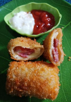 Foto resep Risoles mayo with smoked beef n cheese