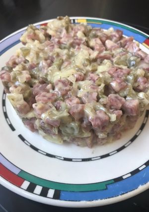 Una foto de Tartar de salchichón