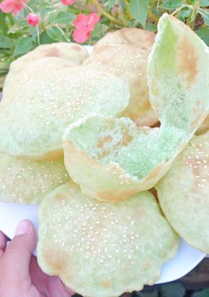 Hình của món Bánh tiêu lá dứa.