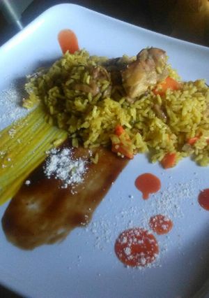 Una foto de Arroz con pollo