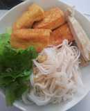 Bún trộn nước tương