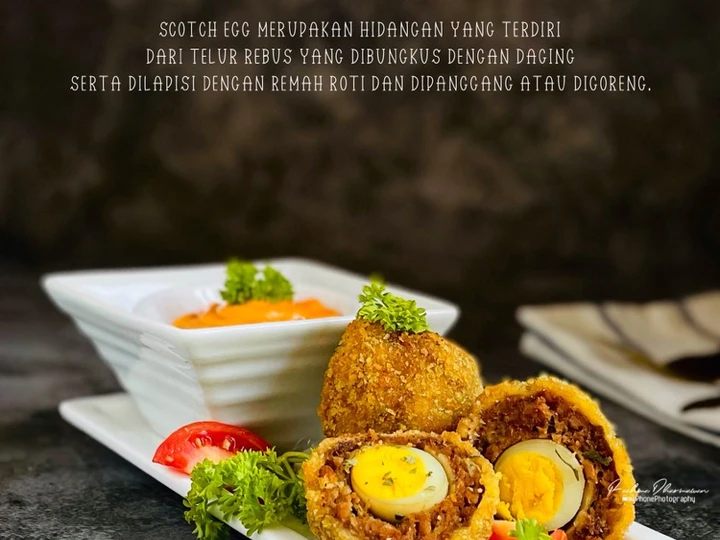 Cara Gampang Menyiapkan Resep  Scotch egg yang Menggugah Selera, Menggugah Selera