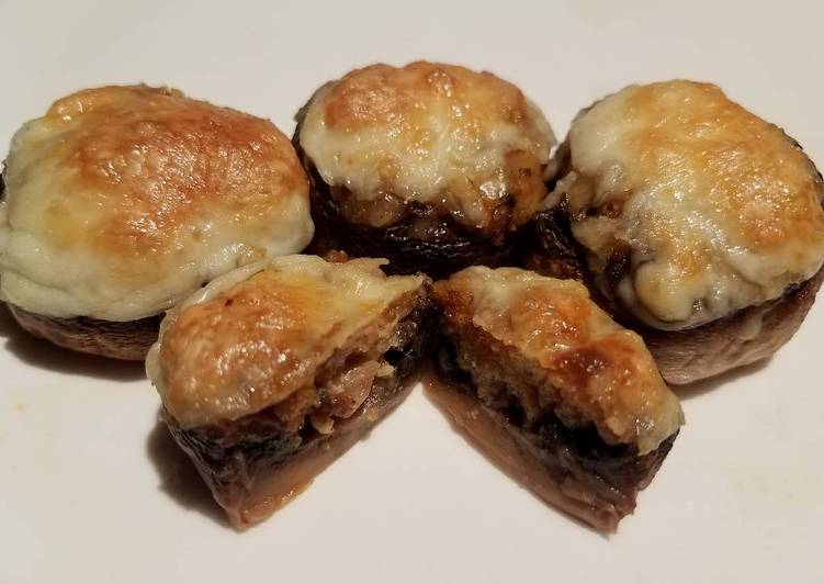 Easiest Way to Make Award-winning Keto Cheesy Stuffed Mushrooms