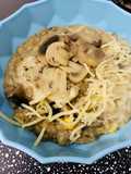 ARROZ CREMOSO CON BERENJENAS Y DOS QUESOS 🧀🫕🧀🍆🍚🍄‍🟫🍆🍚🌽