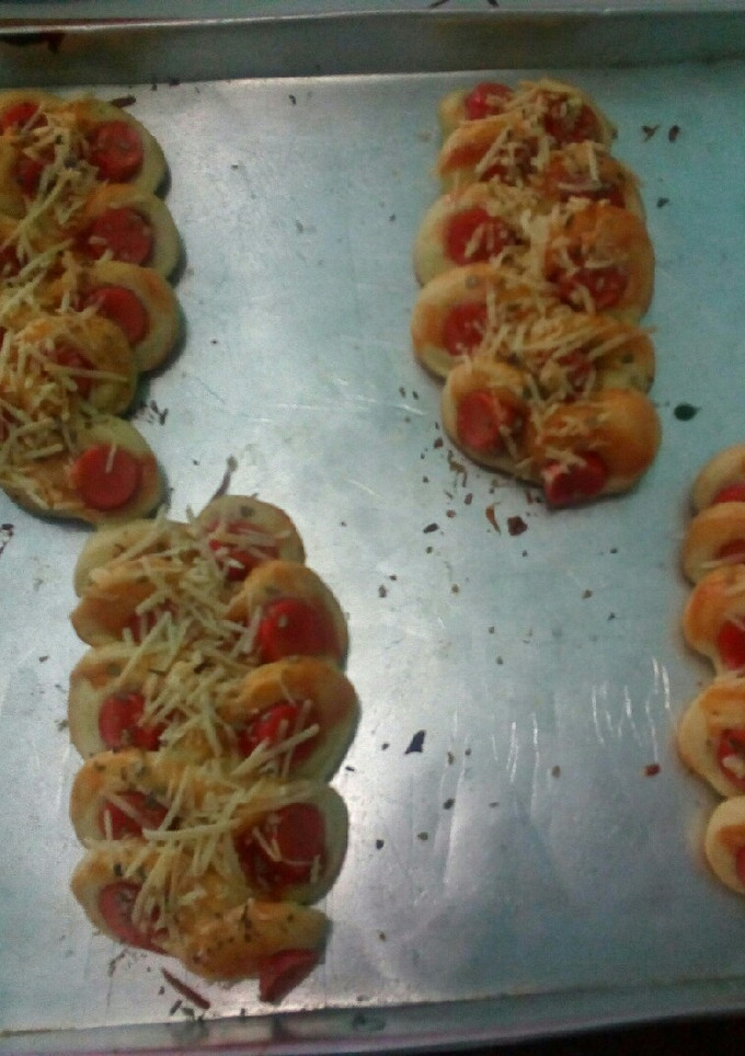 Foto resep Roti sosis kepang