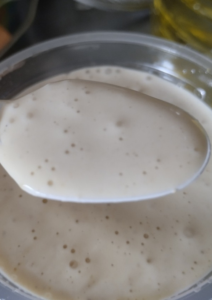 Una foto de Salsa🥛de Ajo🧄como la de🥪 Qbano🥪🌯🥙
