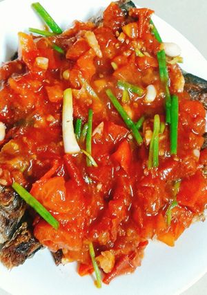 Hình của món Cá thu sauce cà chua.