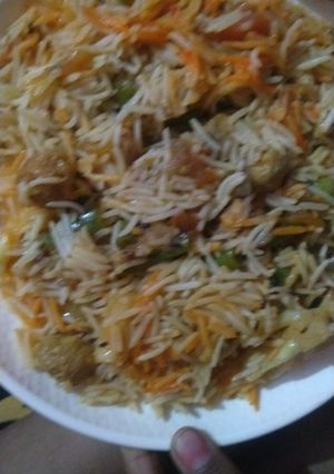 A picture of Veg pulao.