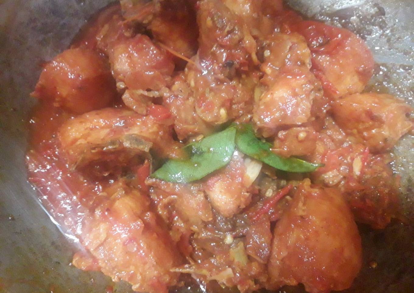 Ayam balado daun jeruk