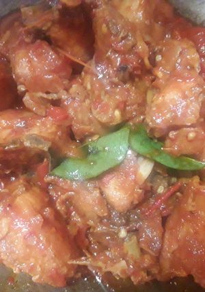 Foto resep Ayam balado daun jeruk