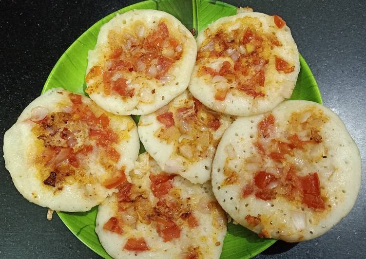 Recipe of Homemade Mini Semolina Uttapam