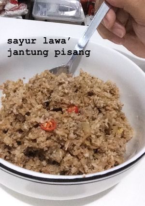 Foto resep Sayur Lawa’ jantung pisang ala ~dapurYani~