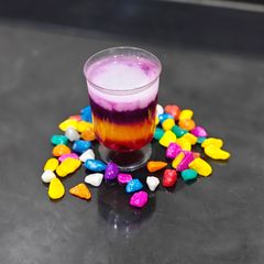 A picture of Layered Mocktails.