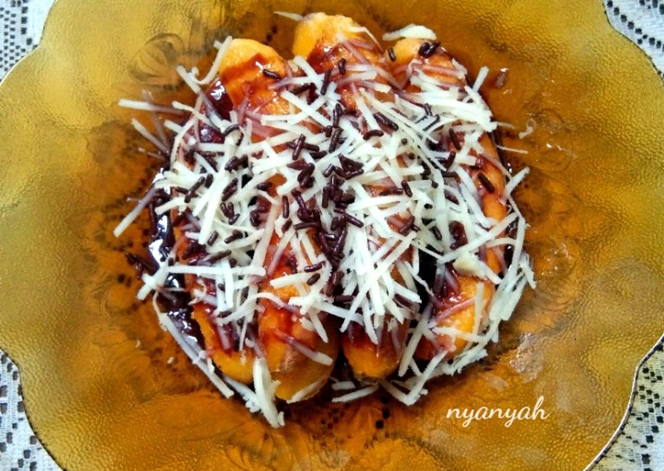 Pisang Uli Bakar Coklat Keju