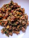 Migas de Feijão Frade, Couve e Broa