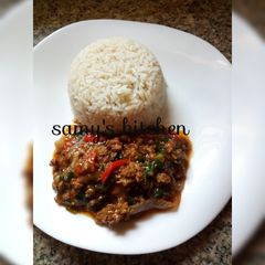 Minced meat sauce A picture of Minced meat sauce.