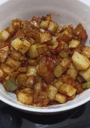 Foto resep Kentang Goreng Pedas Manis