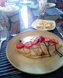 Crepas con sabor a canela