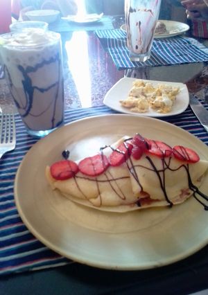 Una foto de Crepas con sabor a canela