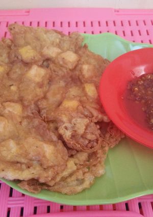 Foto resep Telur goreng tahu + sambal korek