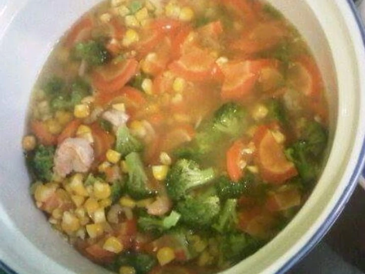 Langkah Mudah untuk Membikin Resep Rainbow Udang Soup yang Uenak Anti Ribet, Bikin Ngiler